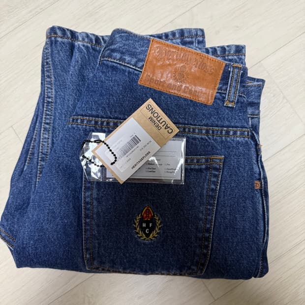 헤리티치플로스 CREST DENIM PANTS / Indigo 데님