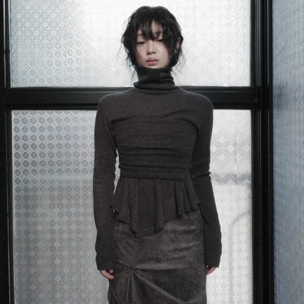 생활한복 폴라 니트