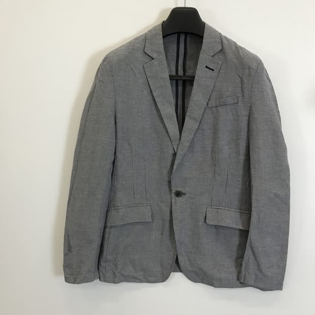 시리즈 series 체크 린넨혼방자켓 [100]