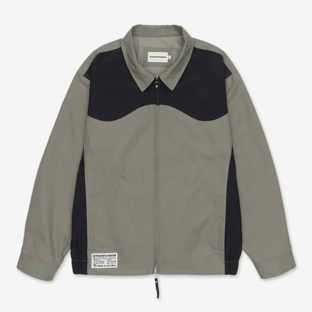 더바이닐하우스 Paneled 블루종 카키 (S)