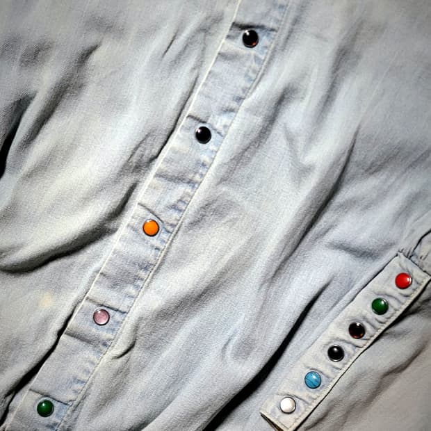 캐피탈 레이디스 웨스턴 데님 셔츠