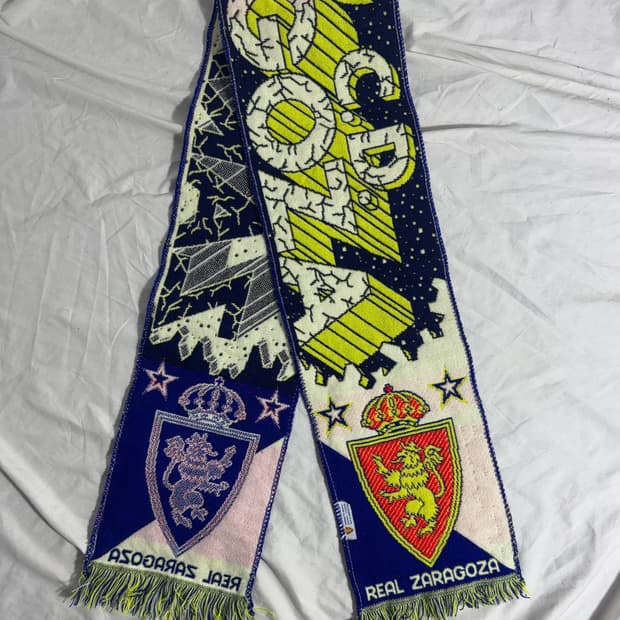 스페인 라리가 2 레알 사라고사 축구 팀 머플러