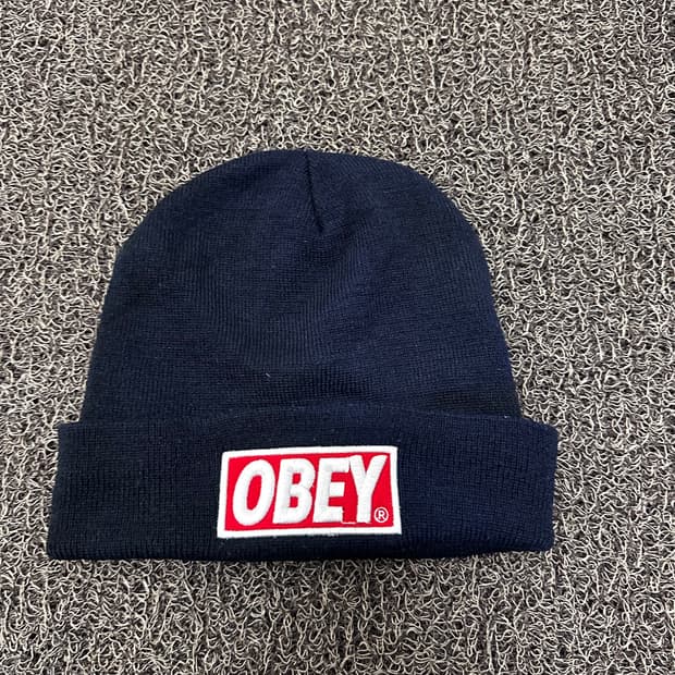OBEY 오베이 비니 모자 네이비