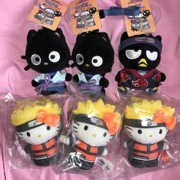 나루토 영국 미니소 산리오 인형키링