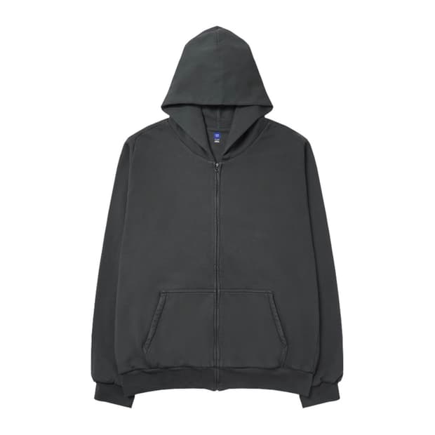 이지갭 후드집업 다크그레이