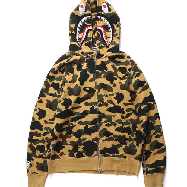 A BATHING APE 1st Camo Full Zip Hoodie