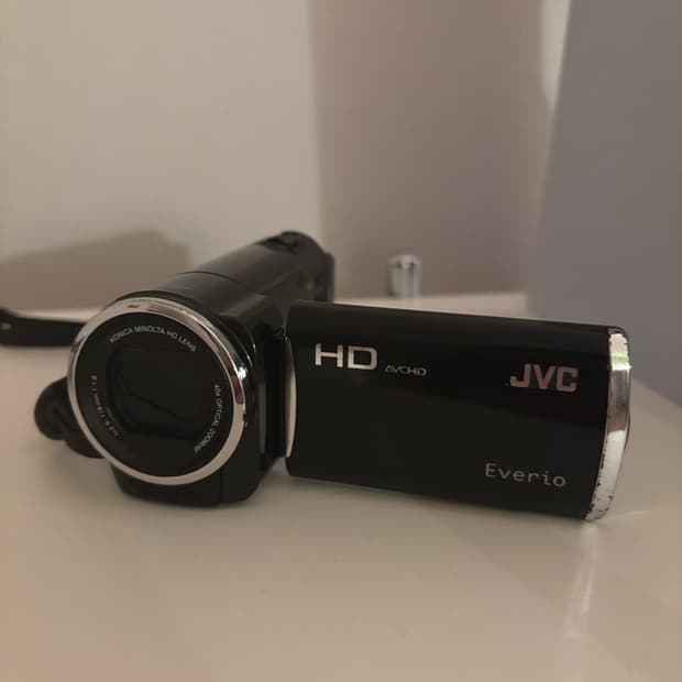 JVC 에버리오 hm 460 캠코더 카메라 블랙