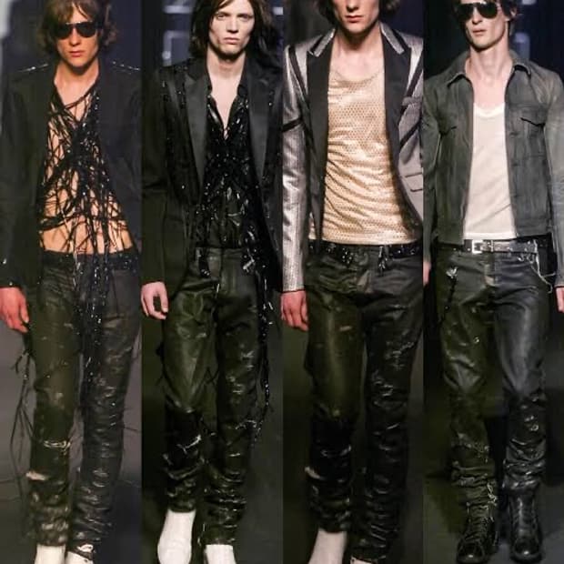 디올옴므 04ss 스트립 스니커즈 하이탑 화이트