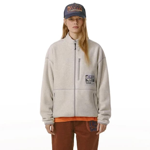 테켓 플리스 크림 s