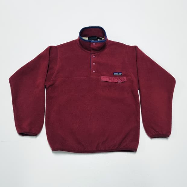 90s 파타고니아 신칠라 후리스 버건디 - XS