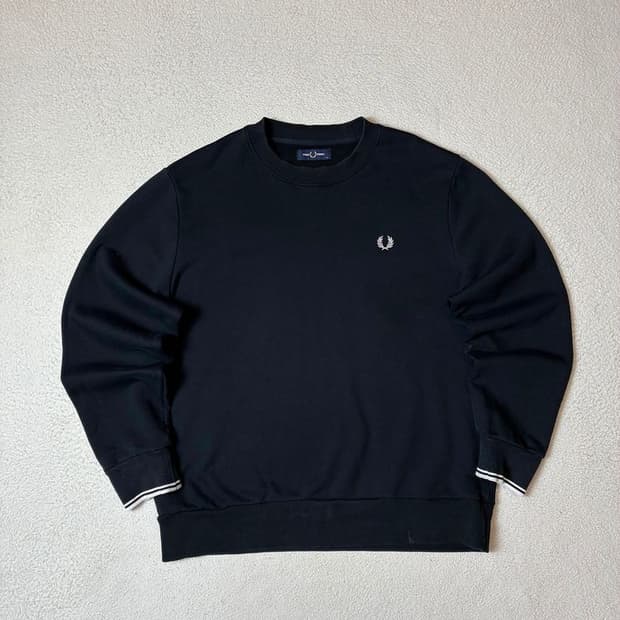 프레드페리 21FW 베이직 로고 스웻 맨투맨 PN7926