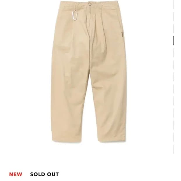 [M] 휴먼메이드 스케이터 치노팬츠 베이지