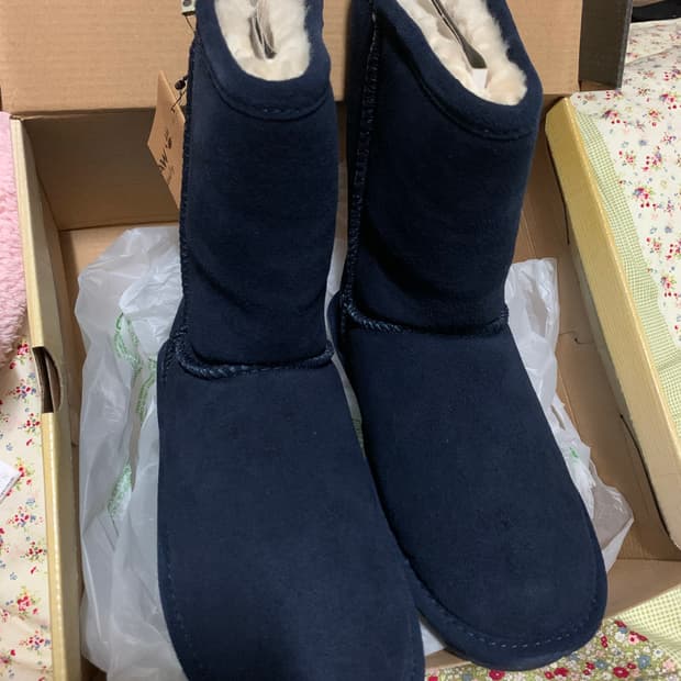 베어파우 어그 부츠 230 네이비 새상품