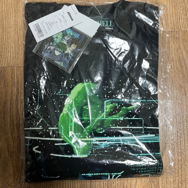 XL)공각기동대x아트모스 한정판 티셔츠 새제품