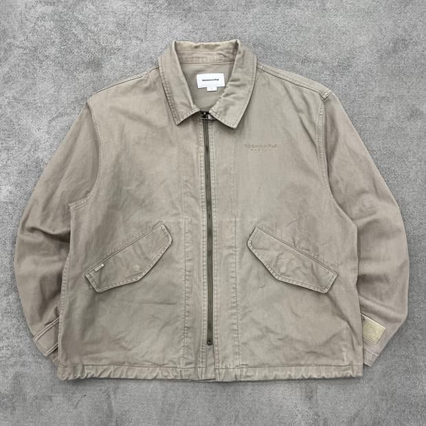 L 디스이즈네버댓 백로고 집업자켓