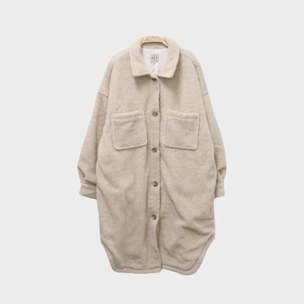 사만사모스2 후리스 롱 코트 61108