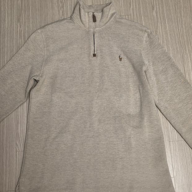 [100] 폴로 반집업 니트 티셔츠