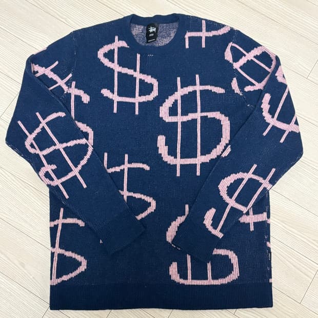 스투시 달러 니트