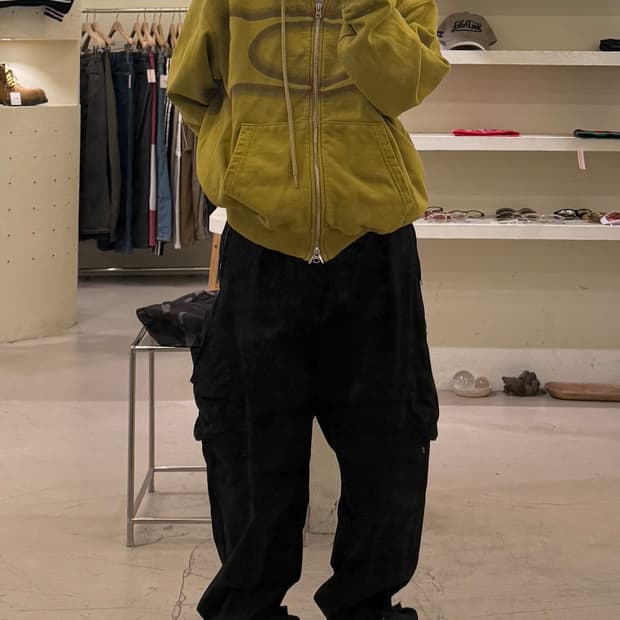 혜인서 밀리터리 카고팬츠 블랙 U1359