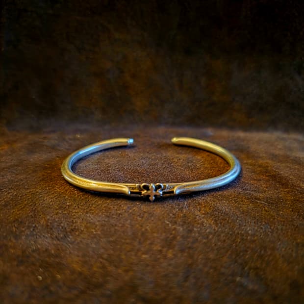 Japen  silver925 cross bangle bracelet