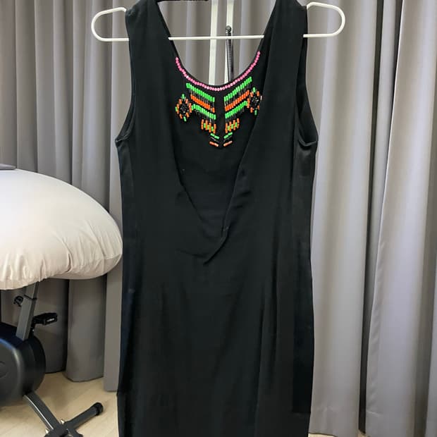 sandro 블랙 미니 원피스 산드로