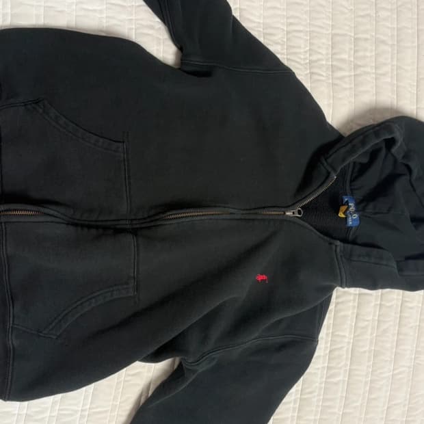 폴로 기모 후드집업 보이즈 XL사이즈