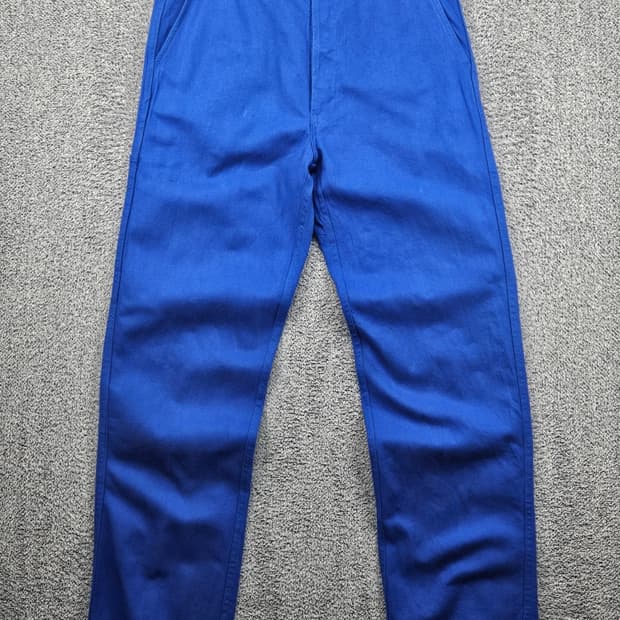 빈티지 버튼플라이 프렌치 워크 팬츠 (48 [34"]) / 11556