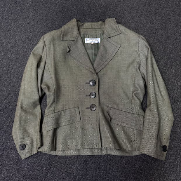 입생로랑 블레이져 패턴 자켓