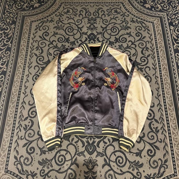 빈티지 리버서블 스카쟌 자켓/W2541