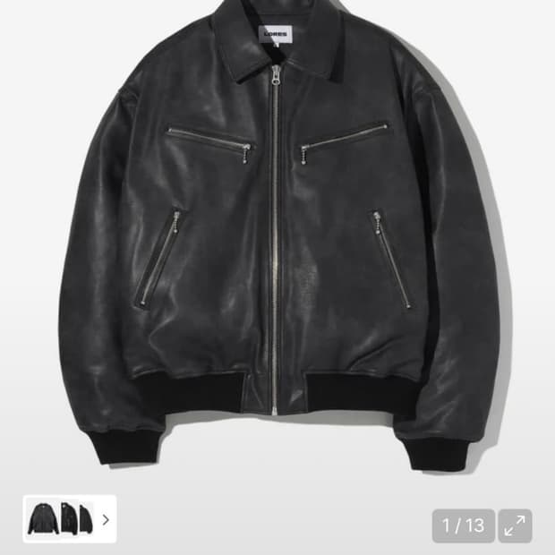 로어즈 레더자켓 s