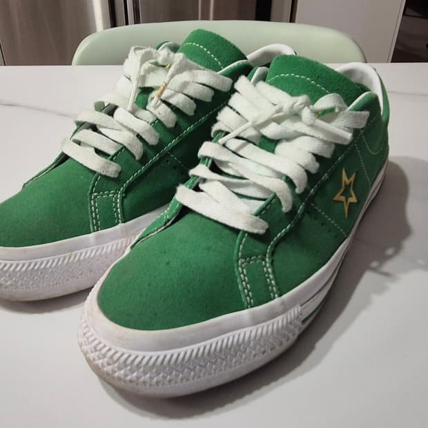 컨버스 원스타 스웨이드 그린 260mm