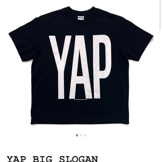 77c YAP 티셔츠