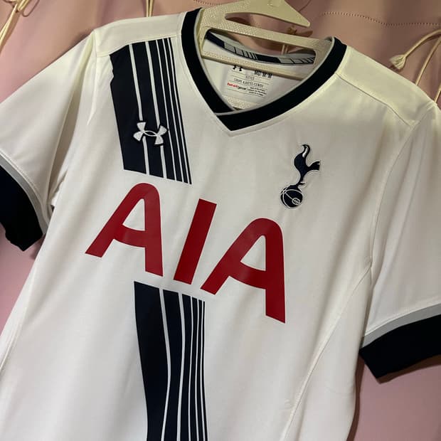 토트넘 15-16 홈 유니폼 노마킹 M 언더아머 토트넘반팔 축구