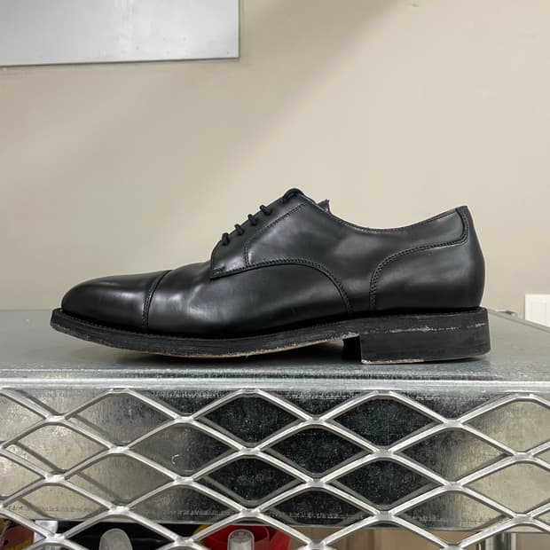 얀코 레더 로퍼 블랙 9.5