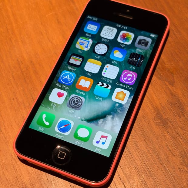 아이폰 5c 핑크 16기가 #7493