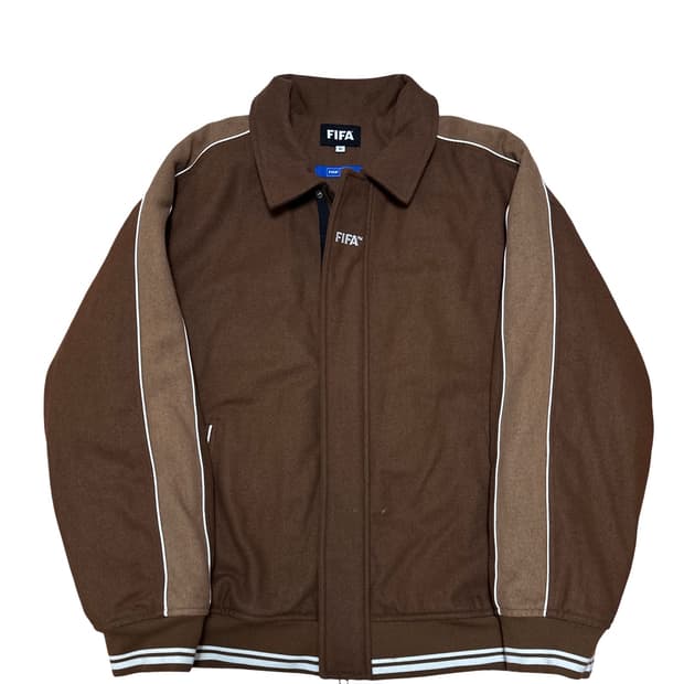 FIFA 다크브라운 울 블루종 자켓