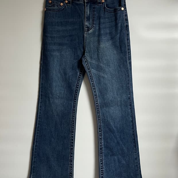 트루릴리젼 부츠컷 플레어진 데님팬츠 청바지 27