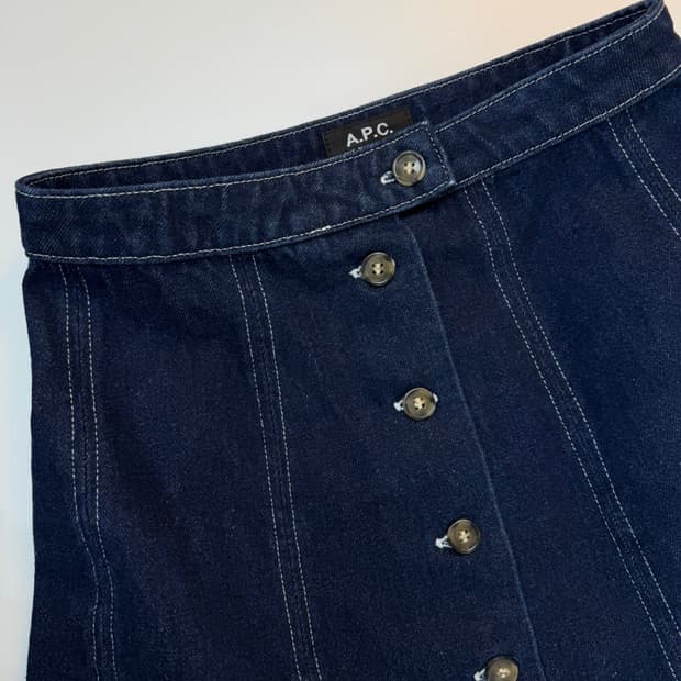 아페쎄 APC 버튼 데님 스커트 