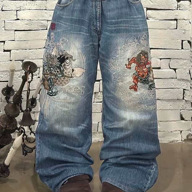  Karakuri tamashii  japanese denim pants
