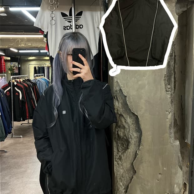 나이키 바람막이 점퍼 블랙 M #csz2424