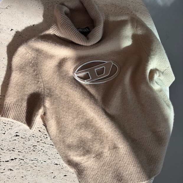 Diesel Turtleneck Cashmere Half Knit