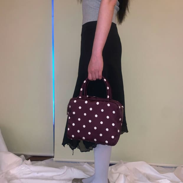 피치바스켓마켓 Polka Dot Bag 도트백