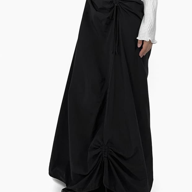 vintage drawstring skirt