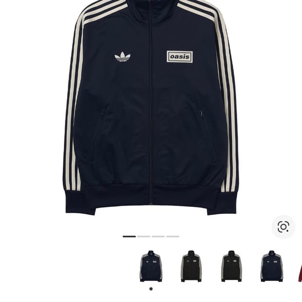 아디다스 오아시스 투어 파이어버드 트랙 탑 나이트 인디고 져지