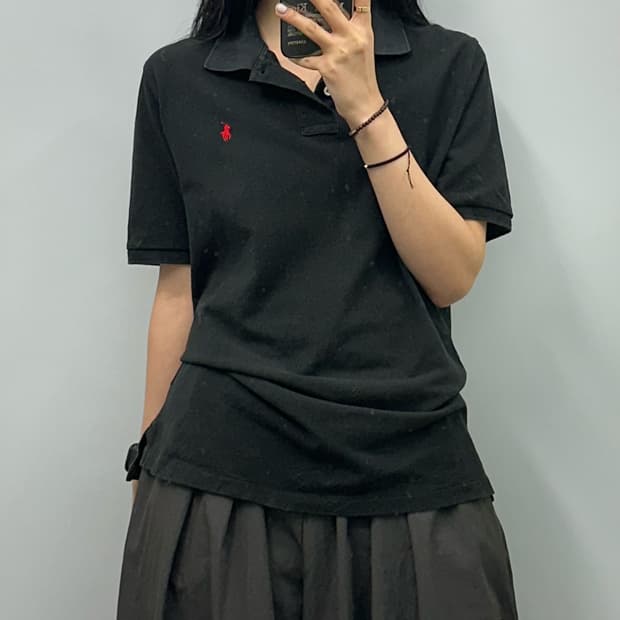 폴로 랄프로렌 블렉 pk 반팔 카라 티셔츠 