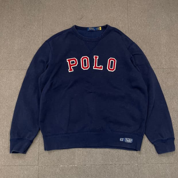polo 할프로렌 폴로 아치 스펠아웃 스웻셔츠 맨투맨 L