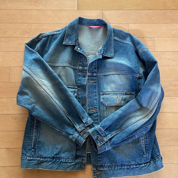 24FW 슈프림 디스트레스드 데님 트러커