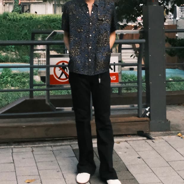 언더커버 카오스 발란스 레이온 웨스턴 셔츠