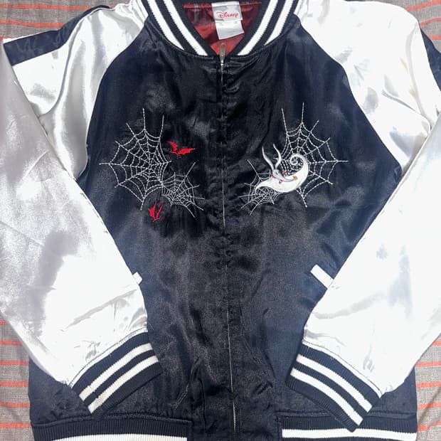 펑크 빈티지 스카쟌 후리스 자켓 점퍼 크리스마스의 악몽