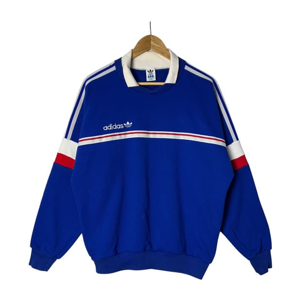 [adidas] 아디다스 올드스쿨 배색 카라 맨투맨